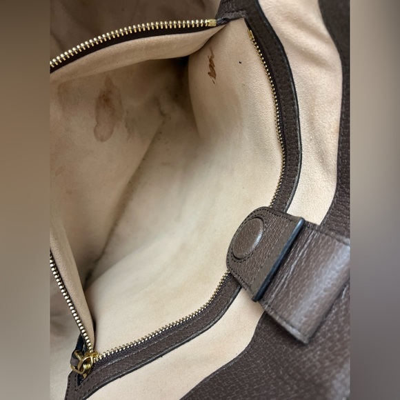 Gucci Ophidia GG medium tote - beige and ebony - Picture 7 of 9
